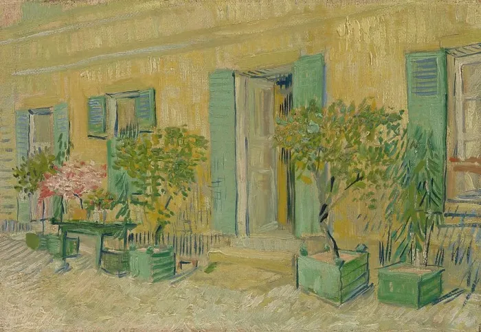 Framed Print : Exterior of a Restaurant in Asnières, 1887. Creator: Gogh, Vincent, van (1853-1890) Framed Print : Exterior of a Restaurant in Asnières, 1887. Creator: Gogh, Vincent, van (1853-1890)