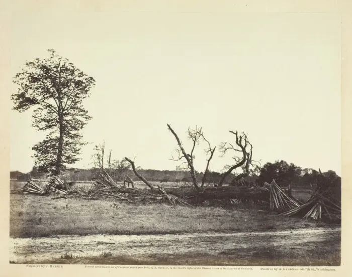 Framed Print : Extreme Line of Confederate Works, Cold Harbor, Virginia, April 1865 Framed Print : Extreme Line of Confederate Works, Cold Harbor, Virginia, April 1865