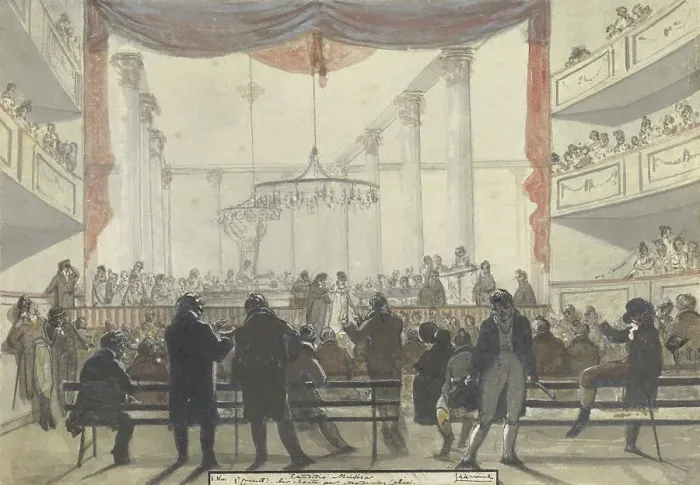 Framed Print : Exuditio Musica, Air sung by Madame Colin (song by Madame Colin), (diary, November 1), 1805-1808. Creator: Christiaan Andriessen Framed Print : Exuditio Musica, Air sung by Madame Colin (song by Madame Colin), (diary, November 1), 1805-1808. Creator: Christiaan Andriessen