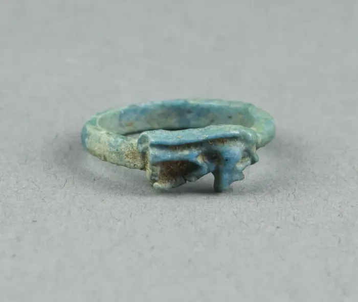 Framed Print : Eye of Horus (Wedjat) Finger Ring, Egypt, New Kingdom, late Dynasty 18 (about 1325 BCE) Framed Print : Eye of Horus (Wedjat) Finger Ring, Egypt, New Kingdom, late Dynasty 18 (about 1325 BCE)