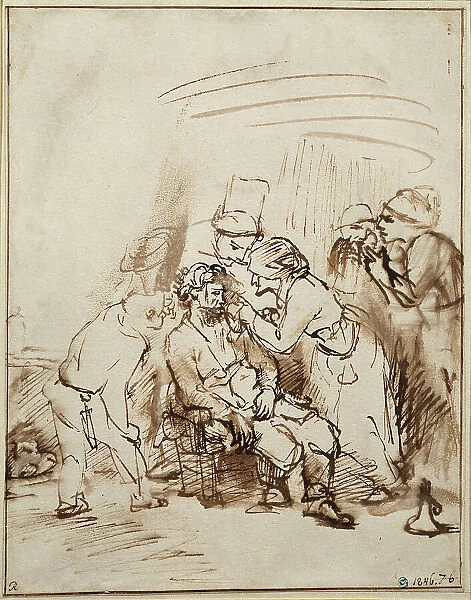 An eye operation, c1650. Creator: Rembrandt Harmensz van Rijn