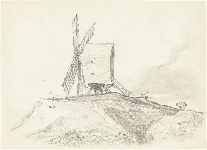 Framed Print : Eye Mill in Suffolk. Creator: John Sell Cotman