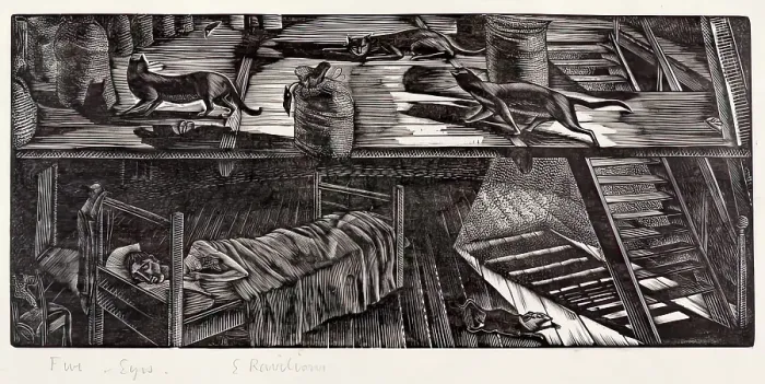 Framed Print : Five Eyes, 1926. Creator: Eric Ravilious Framed Print : Five Eyes, 1926. Creator: Eric Ravilious
