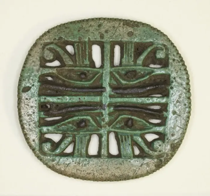 Framed Print : Four Eyes of the God Horus (Wedjat) Amulet, Egypt, Third Intermediate Period Framed Print : Four Eyes of the God Horus (Wedjat) Amulet, Egypt, Third Intermediate Period