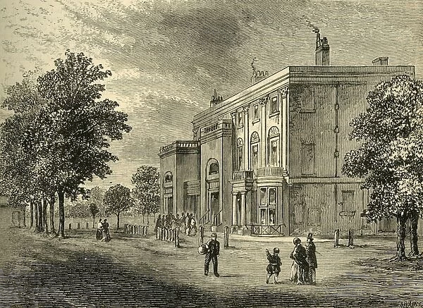 The Eyre Arms in 1820, (c1876). Creator: Unknown