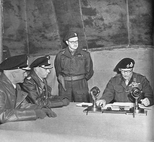 F. M. Montgomery Receives the German Surrender, 1945 (1955)