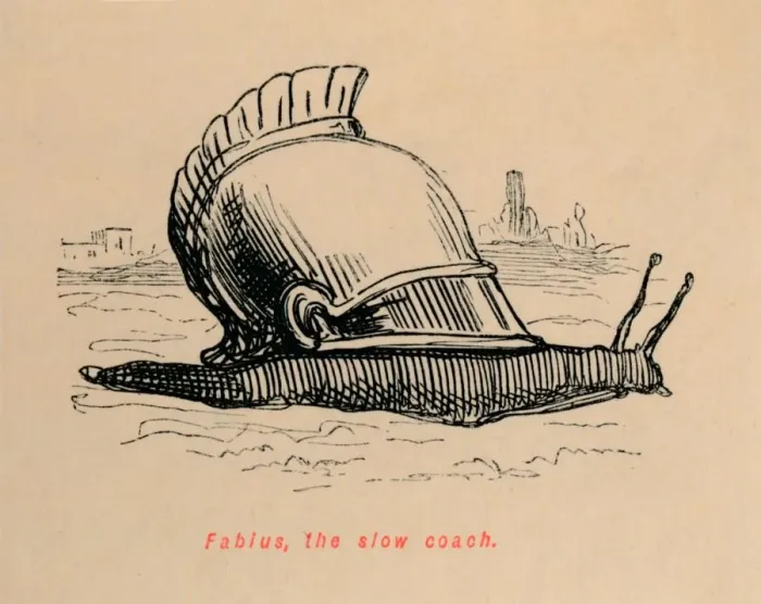 Framed Print : Fabius, the slow coach, 1852. Artist: John Leech Framed Print : Fabius, the slow coach, 1852. Artist: John Leech