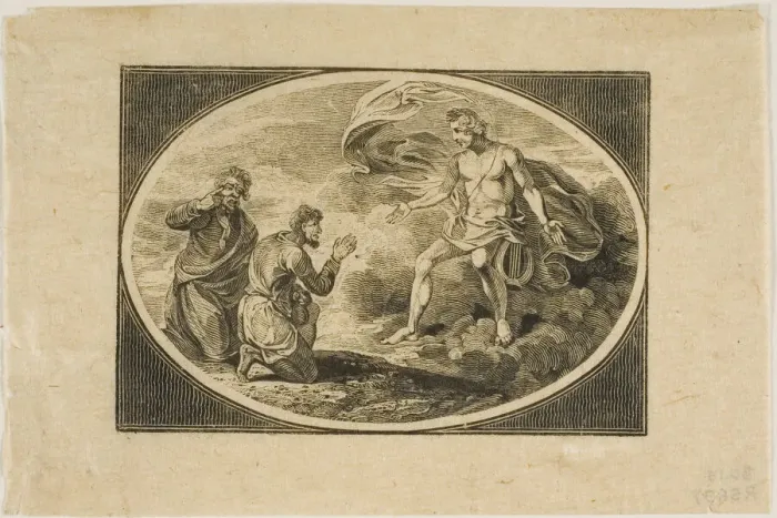 Framed Print : Fable: The Envious Man and the Covetous, n. d. Creator: Thomas Bewick Framed Print : Fable: The Envious Man and the Covetous, n. d. Creator: Thomas Bewick