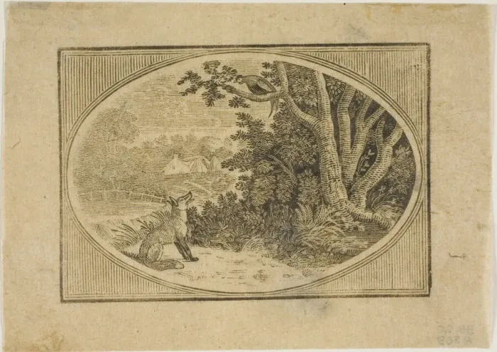 Framed Print : Fable, n. d. Creator: Thomas Bewick Framed Print : Fable, n. d. Creator: Thomas Bewick