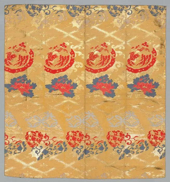 Framed Print : Fabric, late 1800s-early 1900s. Creator: Unknown Framed Print : Fabric, late 1800s-early 1900s. Creator: Unknown