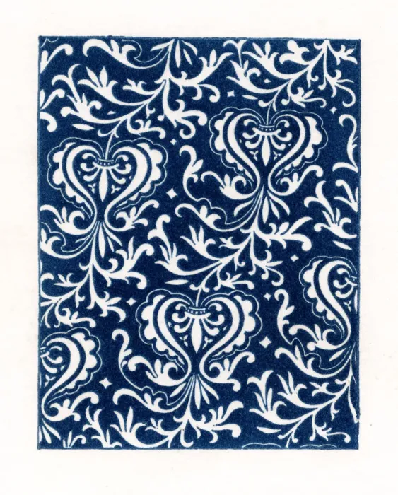 Framed Print : A fabric pattern. 1843 Framed Print : A fabric pattern. 1843