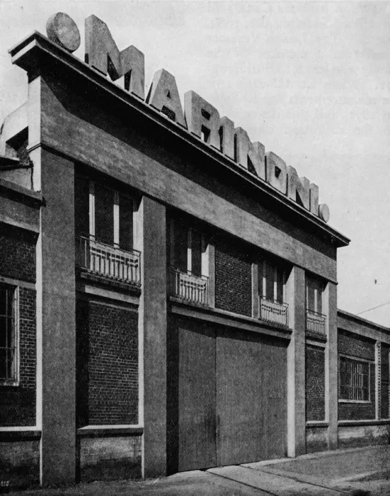 Framed Print : Facade of the Ateliers Marinoni, Montataire (Oise) architects, Perret Freres, c1928 Framed Print : Facade of the Ateliers Marinoni, Montataire (Oise) architects, Perret Freres, c1928