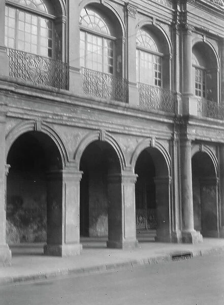 Facade of the Cabildo, the old Spanish town hall, New Orleans, between 1920 and 1926. Creator: Arnold Genthe
