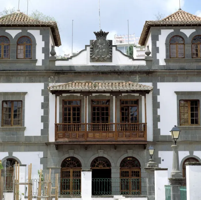 Framed Print : Facade of the City Hall of Teror in Gran Canaria Framed Print : Facade of the City Hall of Teror in Gran Canaria