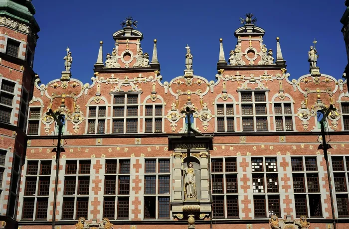 Framed Print : Facade detail, Great Arsenal, Gdansk, Poland, 17th centry (2015). Creator: Unknown Framed Print : Facade detail, Great Arsenal, Gdansk, Poland, 17th centry (2015). Creator: Unknown