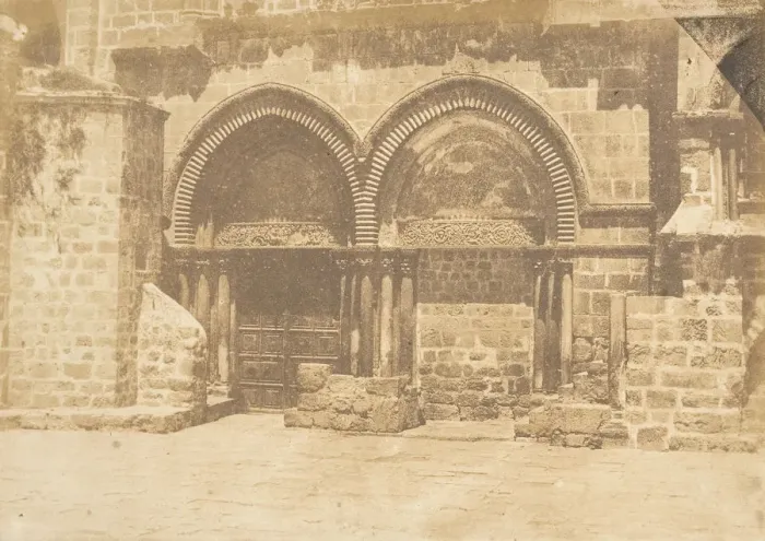 Framed Print : Facade de l Eglise du St. Sepulcre, a Jerusalem (No Framed Print : Facade de l Eglise du St. Sepulcre, a Jerusalem (No