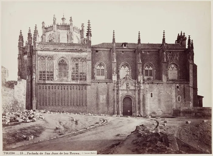Framed Print : Facade of Saint John of the Kings, Toledo, Spain, between 1875 and 1892. Creator: Juan Laurent Framed Print : Facade of Saint John of the Kings, Toledo, Spain, between 1875 and 1892. Creator: Juan Laurent