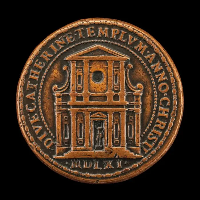 Framed Print : Facade of Santa Caterina dei Funari, Rome [reverse], 1561