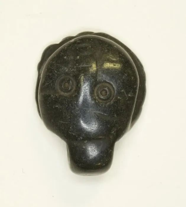 Framed Print : Face Amulet, Egypt, Coptic Period (4th-7th century AD). Creator: Unknown Framed Print : Face Amulet, Egypt, Coptic Period (4th-7th century AD). Creator: Unknown