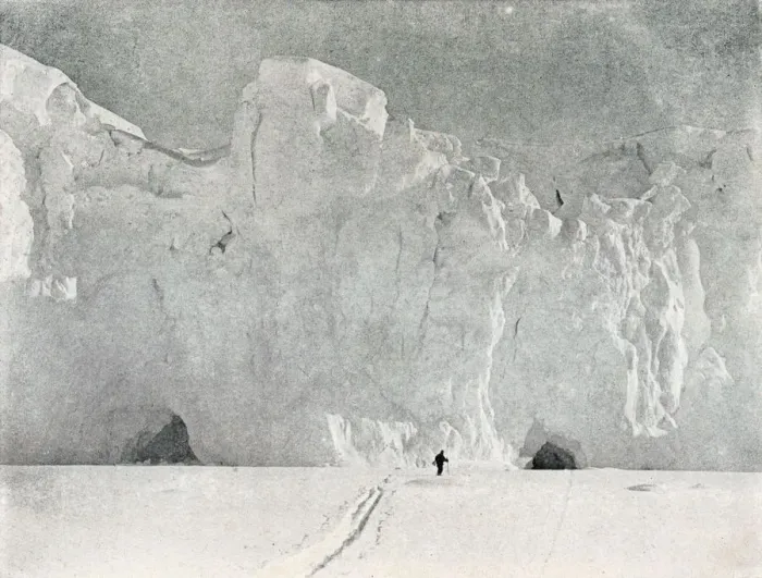 Framed Print : Face of a Glacier in Victoria Land, c1911, (1913). Artist: G Murray Levick Framed Print : Face of a Glacier in Victoria Land, c1911, (1913). Artist: G Murray Levick