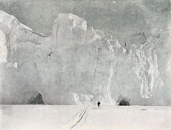 Face of a Glacier in Victoria Land, c1911, (1913). Artist: G Murray Levick