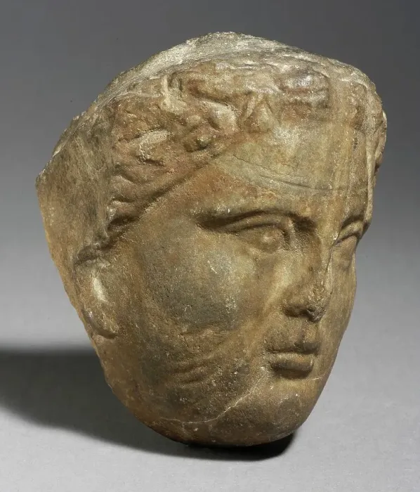Framed Print : Face, Greco-Roman Peiod (305 BCE-641 CE). Creator: Unknown Framed Print : Face, Greco-Roman Peiod (305 BCE-641 CE). Creator: Unknown