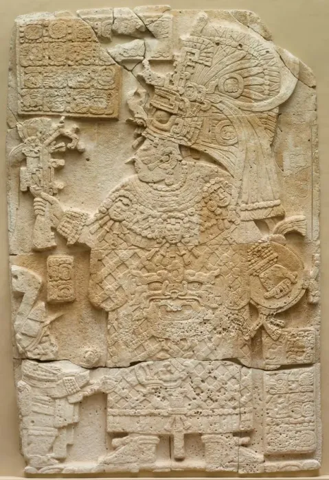 Framed Print : Front Face of a Stela (Free-standing Stone with Relief), 692. Creator: Unknown Framed Print : Front Face of a Stela (Free-standing Stone with Relief), 692. Creator: Unknown