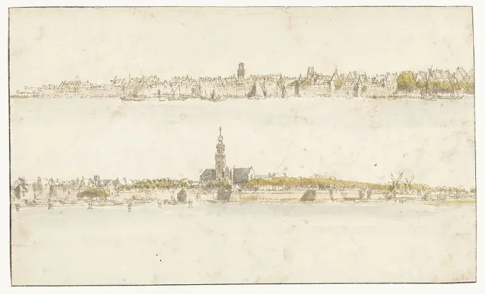 Framed Print : Two faces on Antwerp (?), 1633-1687. Creator: Gillis Neyts Framed Print : Two faces on Antwerp (?), 1633-1687. Creator: Gillis Neyts