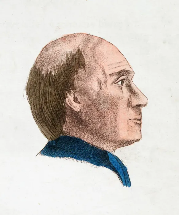 Framed Print : The facial characteristics of a philosophical and profound person, 1808. Artist: Johann Kaspar Lavater Framed Print : The facial characteristics of a philosophical and profound person, 1808. Artist: Johann Kaspar Lavater