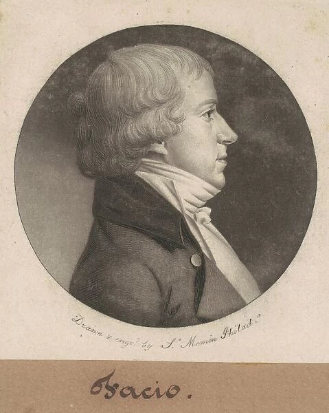 Facio, 1802. Creator: Charles Balthazar Julien Fevret de Saint-Memin