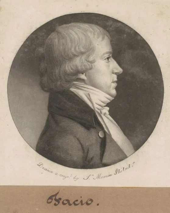 Framed Print : Facio, 1802. Creator: Charles Balthazar Julien Fevret de Saint-Memin Framed Print : Facio, 1802. Creator: Charles Balthazar Julien Fevret de Saint-Memin