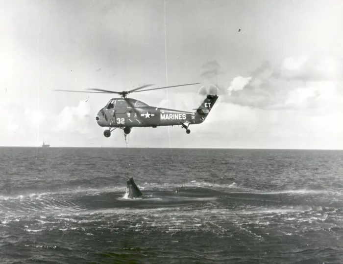 Framed Print : Failed attempt to recover Liberty Bell 7, Atlantic Ocean, 1961 Creator: NASA Framed Print : Failed attempt to recover Liberty Bell 7, Atlantic Ocean, 1961 Creator: NASA