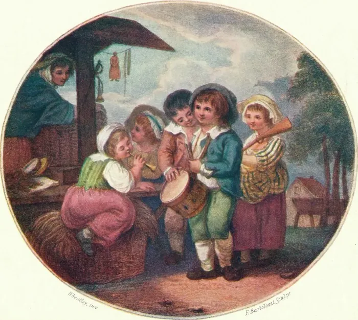 Framed Print : The Fair, c1870, (1903). Artist: Francesco Bartolozzi Framed Print : The Fair, c1870, (1903). Artist: Francesco Bartolozzi