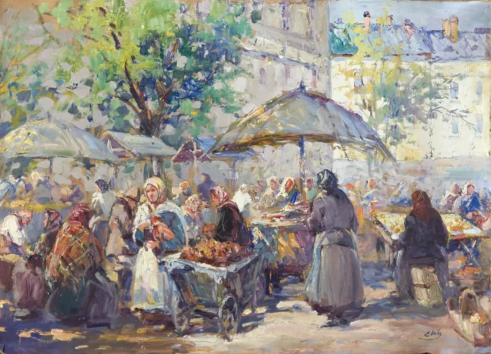 Framed Print : Fair, c1930. Creator: Erno Erb Framed Print : Fair, c1930. Creator: Erno Erb