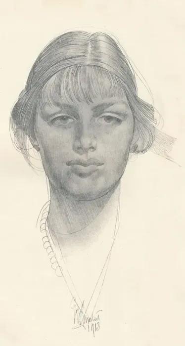 Framed Print : The Fair Girl, c1914. Artist: George Washington Lambert