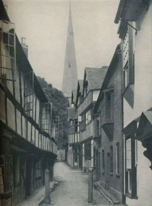 Framed Print : Fair Homes Gathered Round a Steeple That Points To Heaven, c1935. Artist: BC Clayton Framed Print : Fair Homes Gathered Round a Steeple That Points To Heaven, c1935. Artist: BC Clayton
