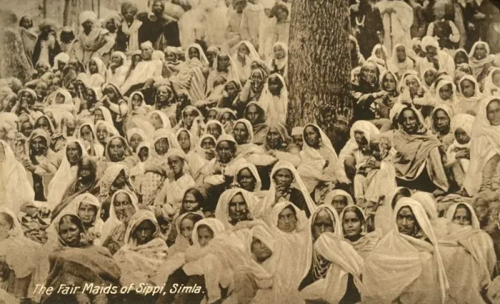 Framed Print : The Fair Maids of Sippi, Simla, c1918-c1939. Creator: Unknown Framed Print : The Fair Maids of Sippi, Simla, c1918-c1939. Creator: Unknown