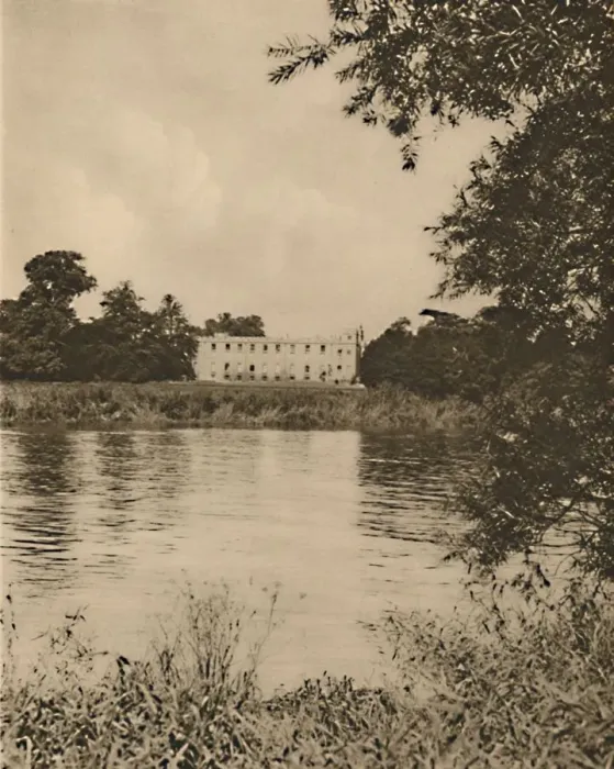 Framed Print : Fair Thames Washes the Reedy Banks By Syon House, c1935. Creator: Donald McLeish Framed Print : Fair Thames Washes the Reedy Banks By Syon House, c1935. Creator: Donald McLeish
