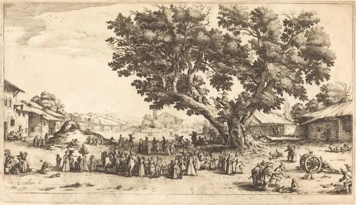 Framed Print : The Fair at Xeuilley. Creator: Jacques Callot Framed Print : The Fair at Xeuilley. Creator: Jacques Callot