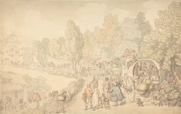 Framed Print : Fairlop Fair, Essex, ca. 1816. Creator: Thomas Rowlandson Framed Print : Fairlop Fair, Essex, ca. 1816. Creator: Thomas Rowlandson