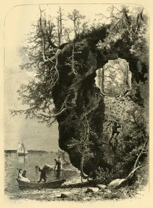 Framed Print : Fairy Arch, 1872. Creator: John J. Harley Framed Print : Fairy Arch, 1872. Creator: John J. Harley