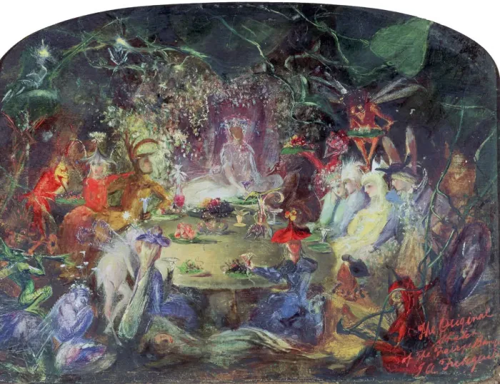 Framed Print : The Fairy Banquet, 1832-1906. Artist: John Anster Fitzgerald Framed Print : The Fairy Banquet, 1832-1906. Artist: John Anster Fitzgerald