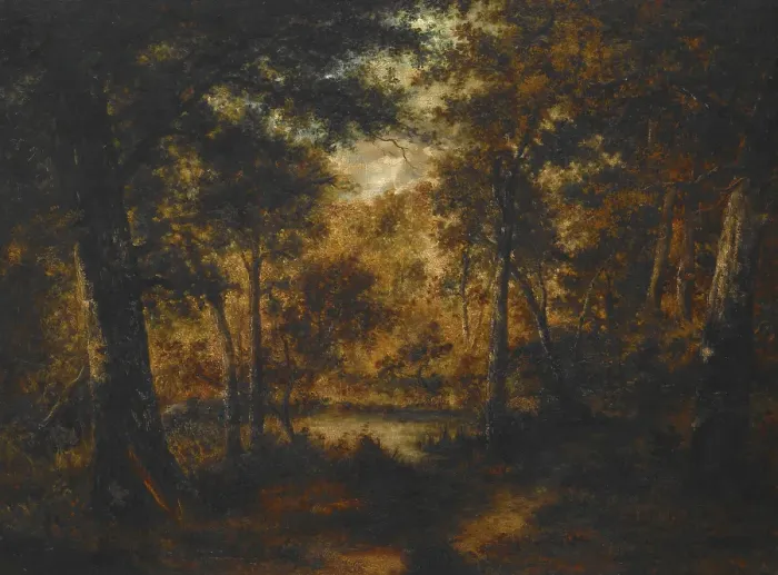 Framed Print : The Fairy Pool, about 1850. Creator: Narcisse Virgile Diaz de la Pena Framed Print : The Fairy Pool, about 1850. Creator: Narcisse Virgile Diaz de la Pena