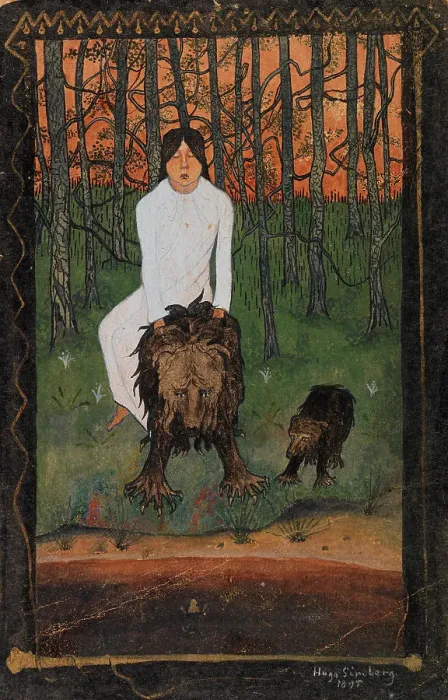 Framed Print : Fairy Tale I, 1895. Creator: Hugo Simberg Framed Print : Fairy Tale I, 1895. Creator: Hugo Simberg