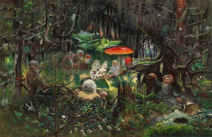 Framed Print : Fairy Tale Princess, c1896. Creator: Torsten Wasastjerna Framed Print : Fairy Tale Princess, c1896. Creator: Torsten Wasastjerna