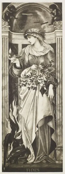 Framed Print : Faith, 1871, (1900). Creator: Unknown Framed Print : Faith, 1871, (1900). Creator: Unknown