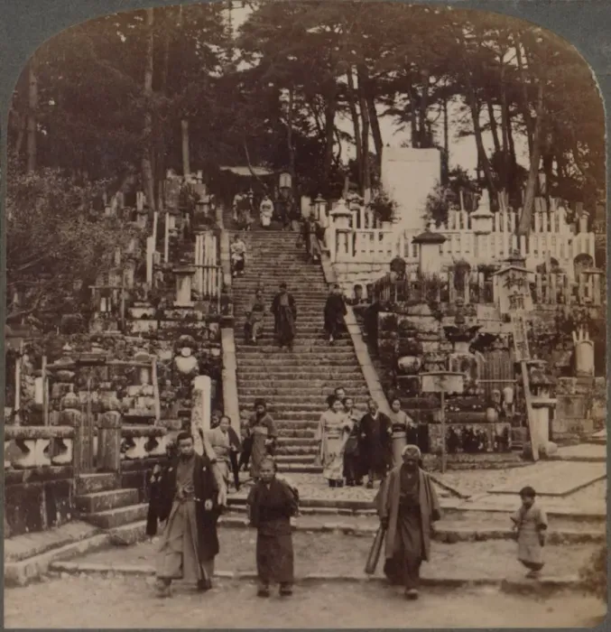 Framed Print : Where faithful Buddhist lie at rest-cemetery near Kurodani monastery, Kyoto, Japan, 1904 Framed Print : Where faithful Buddhist lie at rest-cemetery near Kurodani monastery, Kyoto, Japan, 1904