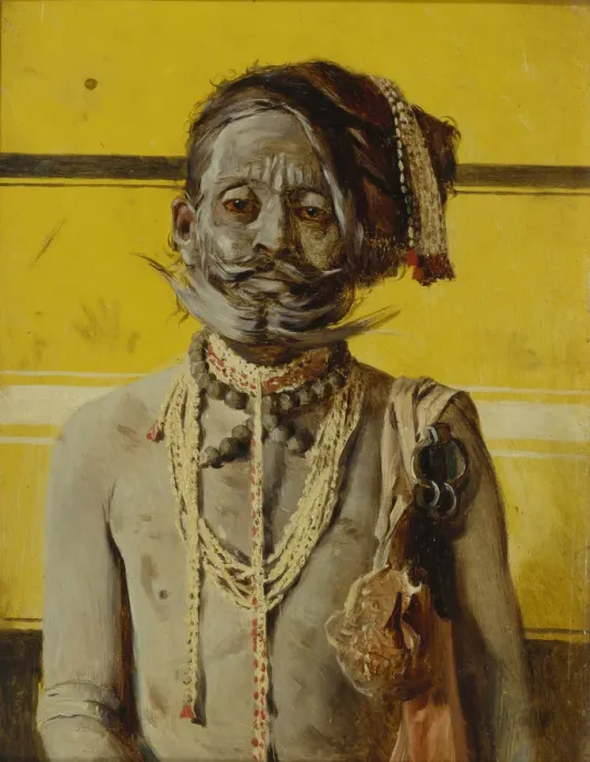 Framed Print : A Fakir, 1874-1876. Artist: Vereshchagin, Vasili Vasilyevich (1842-1904) Framed Print : A Fakir, 1874-1876. Artist: Vereshchagin, Vasili Vasilyevich (1842-1904)