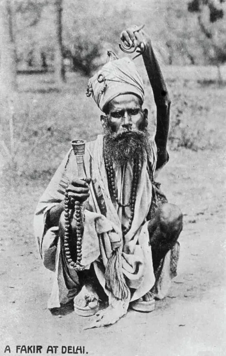 Framed Print : A Fakir at Delhi, 20th century Framed Print : A Fakir at Delhi, 20th century