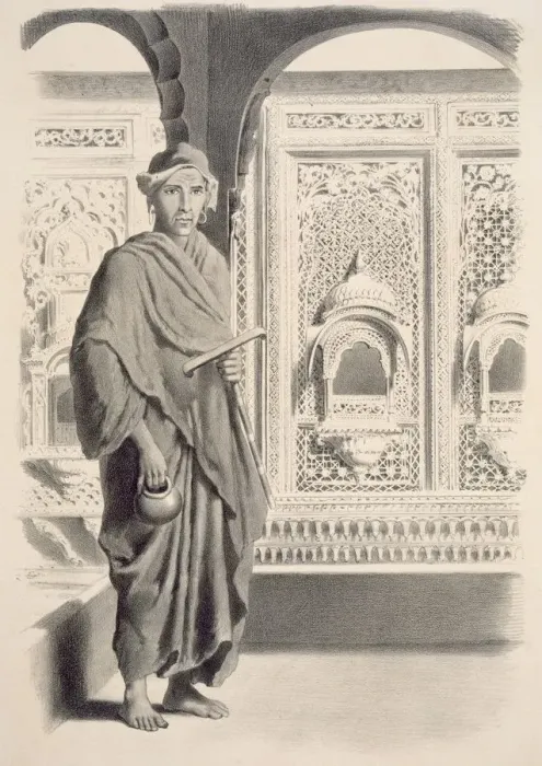 Framed Print : A Fakir of Rajpootana, pub. 1858. Creator: A. Soltykoff (1806?1859) Framed Print : A Fakir of Rajpootana, pub. 1858. Creator: A. Soltykoff (1806?1859)